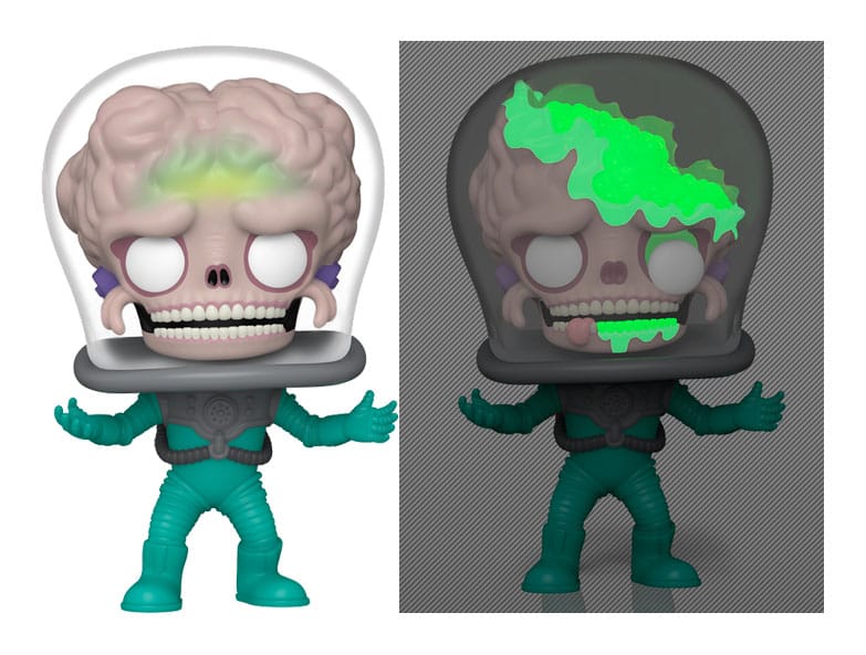 Figurine Funko POP! Mars Attacks Soldier standard, vue de face dans sa boîte