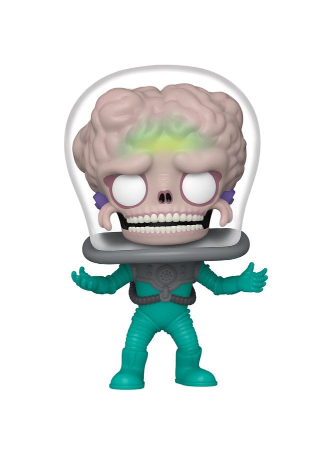 Assortiment de figurines Funko POP! Mars Attacks Soldier, illustrant la possibilité d'obtenir une Chase