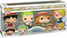 Détail des 4 figurines Funko POP One Piece en vinyle 9cm
