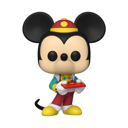 Figurine Funko POP! Mickey ATW Lunar New Year de face, 9 cm