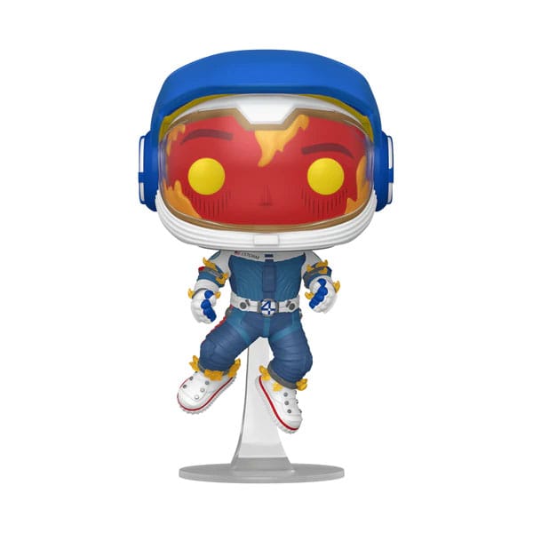 Figurine Funko POP! Human Torch Astronaut des Quatre Fantastiques en vinyle