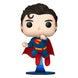 Figurine Funko POP! Jumbo Superman (2025) 25 cm en vinyle, vue de face dans sa boîte-fenêtre.