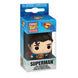 Gros plan sur un porte-clés Superman Pocket POP! Funko 4 cm
