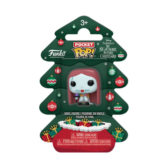 Boîte-fenêtre de la figurine Funko POP! Sally Holiday 2025, vue de face