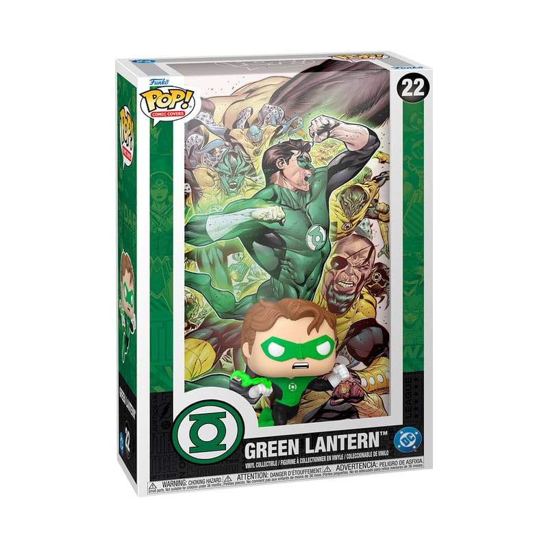 Boîte-fenêtre de la figurine Funko POP! Marvel Comic Cover Green Lantern