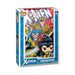 Détail de la figurine Funko POP! X-Men #4 Comic Cover avec son fond illustré