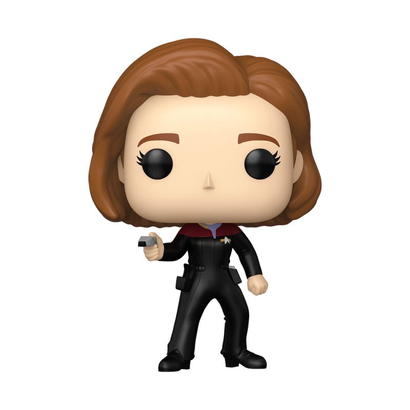 Figurine Funko Pop! Capitaine Janeway de Star Trek Voyager en vinyle, vue de face.