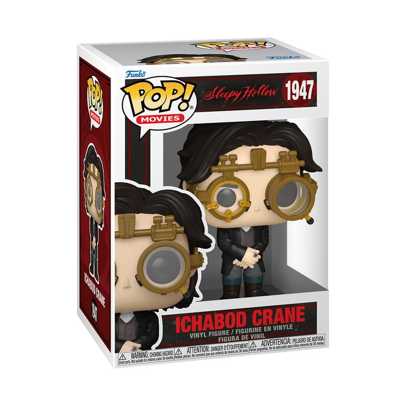 Boîte-fenêtre de la figurine Funko POP Ichabod Crane Sleepy Hollow