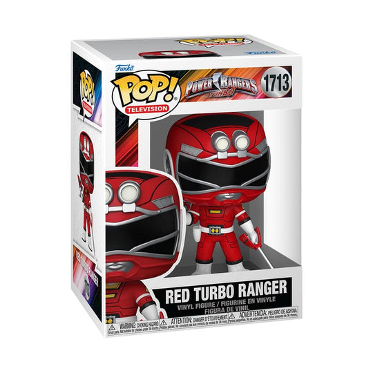 Détail de la figurine Funko POP! Power Rangers Turbo Red Ranger Tommy Oliver