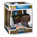 Détail de la figurine Funko POP! NBA Shaq Deluxe montrant le joueur et le panier.