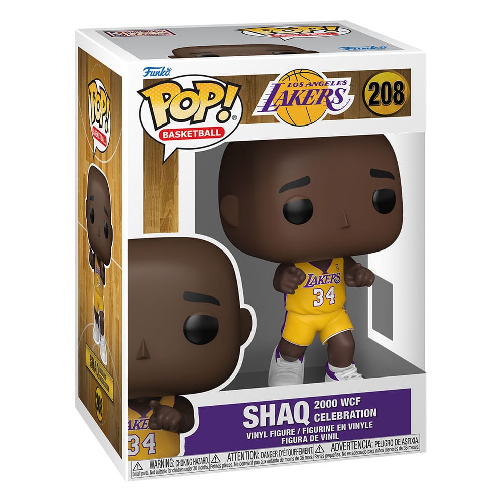 Détail de la figurine Funko POP! Shaq O'Neal des Lakers 9 cm
