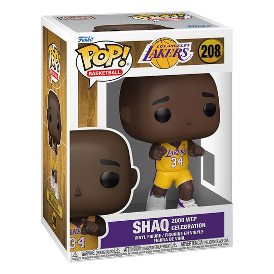 Détail de la figurine Funko POP! Shaq O'Neal des Lakers 9 cm