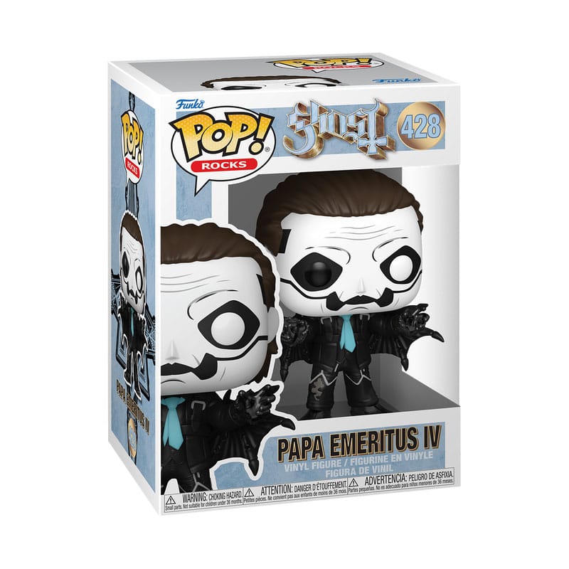Détail du costume Bat Outfit et de l'effet Glitter de la figurine Funko POP! Ghost Papa Emeritus IV