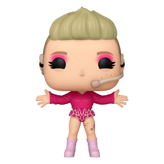 Figurine Funko POP! Rocks Pink Trustfall Tour 9cm en vinyle