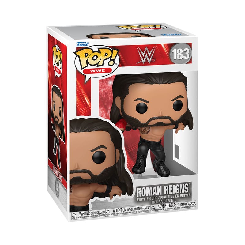 Détail de la figurine Funko POP! Roman Reigns le chef de tribu