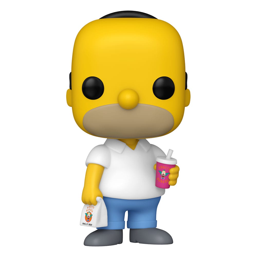 Figurine Funko POP! TV Homer Simpson en vinyle, vue de face, 9 cm