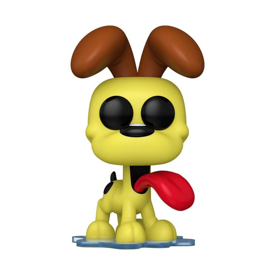 Figurine Funko POP! Odie de Garfield en vinyle 9 cm vue de face dans sa boîte-fenêtre