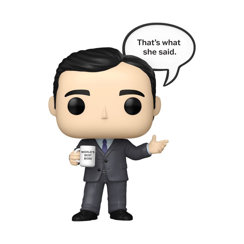 Figurine Funko POP The Office Michael Scott 9 cm vue de face