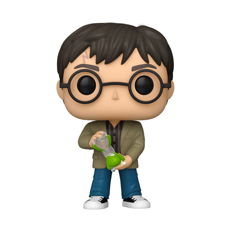 Figurine Funko POP Harry Potter Holiday avec sablier en gros plan