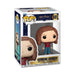 Boîte-fenêtre de la figurine Funko POP! Hermione Holiday Oppugno avec le logo Harry Potter