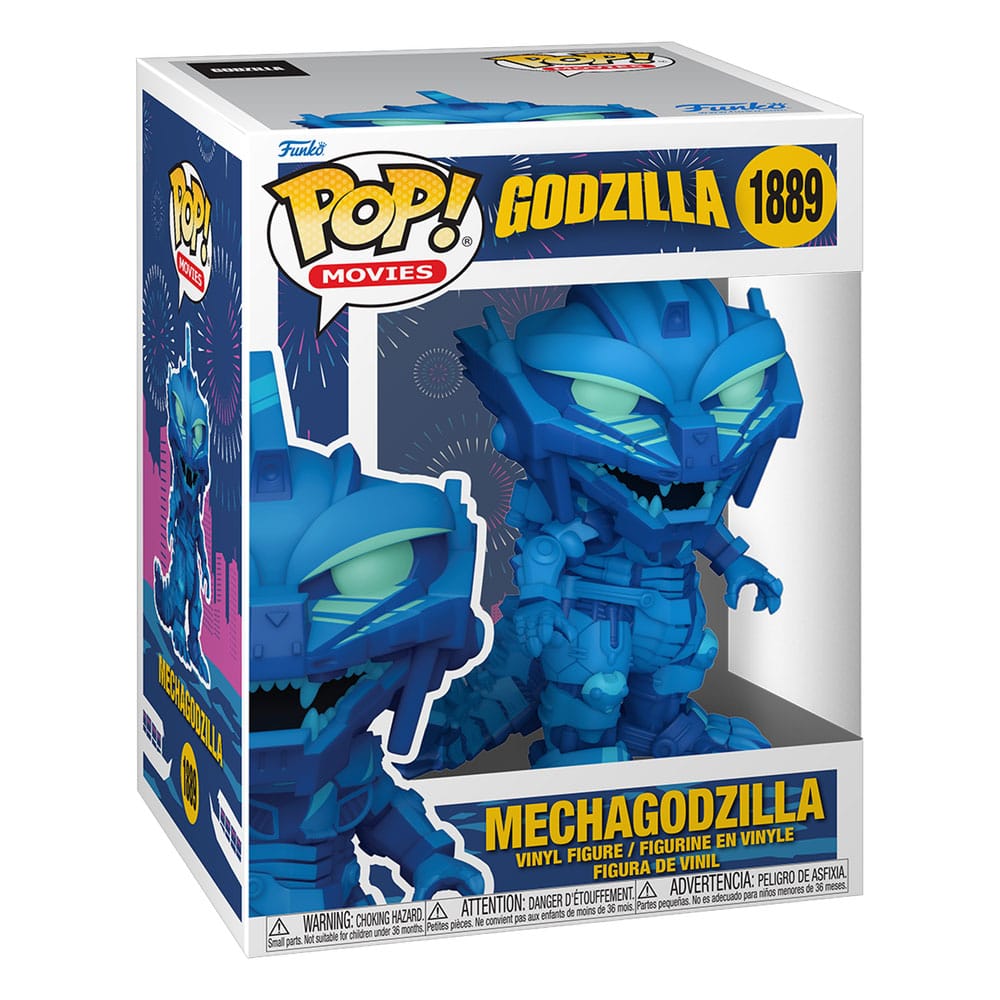 Boîte-fenêtre de la figurine Funko POP! Mechagodzilla Art Series Godzilla