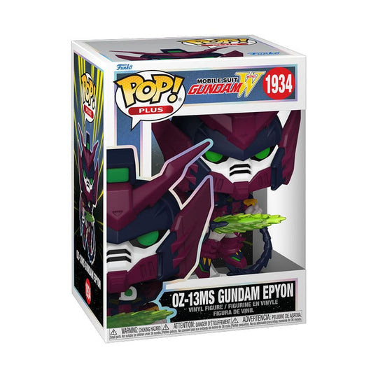 Gros plan de la figurine Funko POP! Gundam Epyon Wing en vinyle
