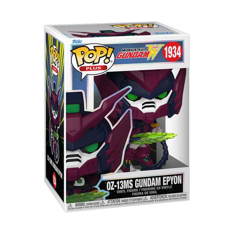 Gros plan de la figurine Funko POP! Gundam Epyon Wing en vinyle