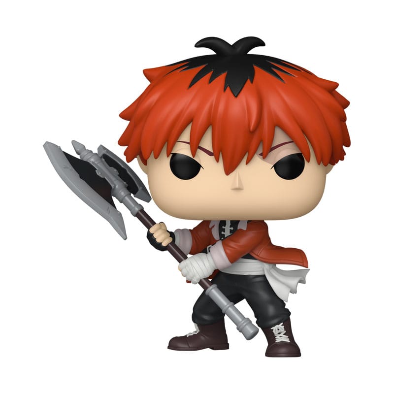 Figurine Funko POP! Stark de Frieren: Beyond Journey's End, vue de face, détails du personnage.