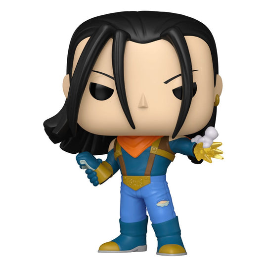 Figurine Funko POP! Super Android 17 Dragon Ball GT en vinyle, vue de face.