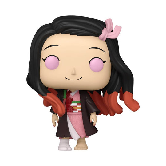 Figurine Funko POP! Nezuko Kamado (Humaine) de Demon Slayer en vinyle de 9 cm