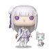 Figurine Funko POP Re:Zero Emilia et Puck en vinyle 9 cm