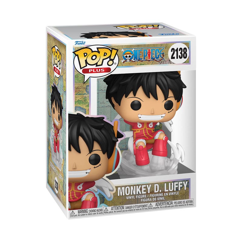 Figurine Funko POP! Luffy (Egg) One Piece dans sa boîte-fenêtre, prête à être exposée