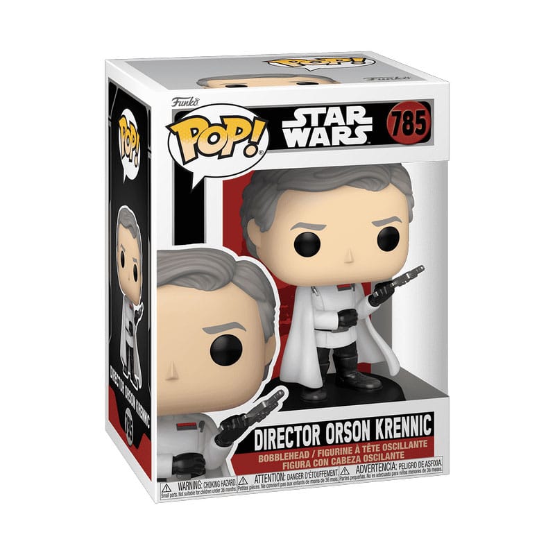 Boîte-fenêtre de la figurine Funko POP! Star Wars Andor Director Orson Krennic