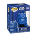 Détail de la figurine Funko POP! R2-D2 Star Wars, montrant les finitions du droïde.