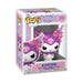 Boîte-fenêtre de la figurine Funko Pop Kuromi Grumpy Sanrio avec le personnage visible