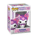 Boîte-fenêtre de la figurine Funko Pop Kuromi Grumpy Sanrio avec le personnage visible