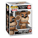 Détail de la figurine Funko POP! Freddy FNAF 10 ans, montrant la qualité du vinyle et les couleurs emblématiques.