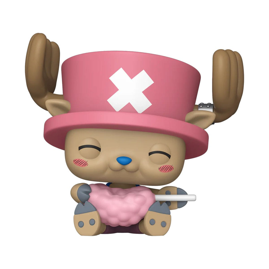 Figurine Funko POP One Piece Tony Tony Chopper avec barbe à papa, vue de face
