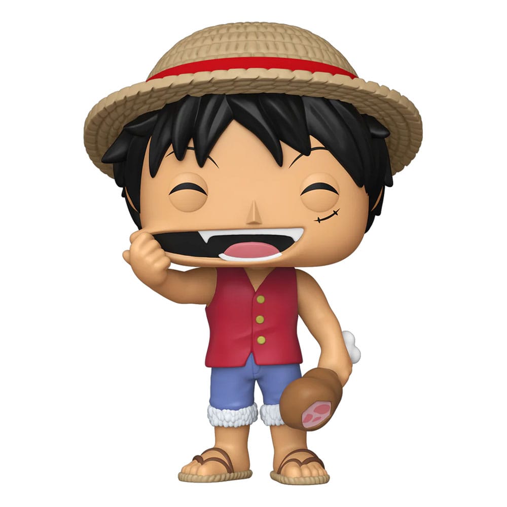Figurine Funko POP! Jumbo One Piece Monkey D. Luffy (Stretching) 25 cm en vinyle, vue de face