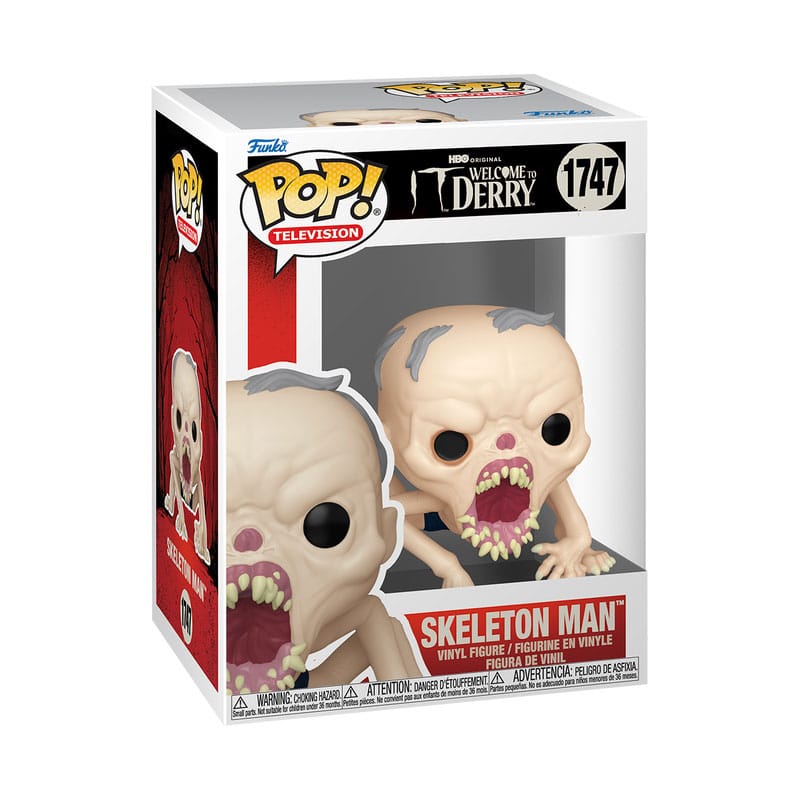 Boîte-fenêtre de la figurine Funko POP! Welcome to Derry Skeleton Man