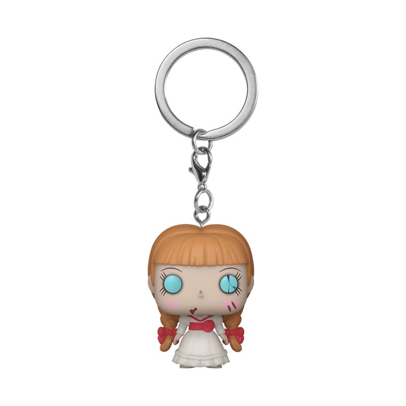 Présentoir complet de 12 porte-clés Funko Pocket POP! Horror Annabelle du film Conjuring