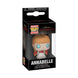 Gros plan sur un porte-clés Funko Pocket POP! Annabelle de 4 cm en vinyle