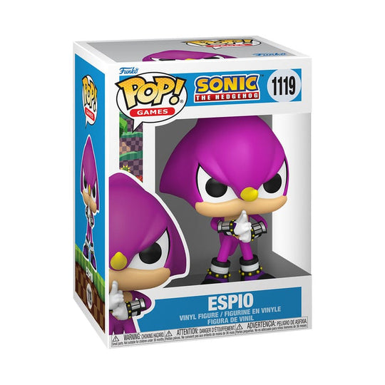 Boîte-fenêtre de la figurine Funko POP! Games Espio le Caméléon