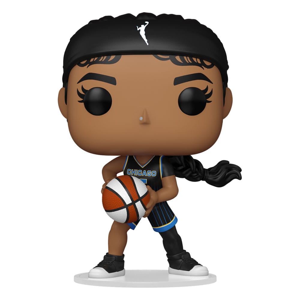 Figurine Funko POP! WNBA Angel Reese Chicago Sky en vinyle de 9 cm, vue de face.