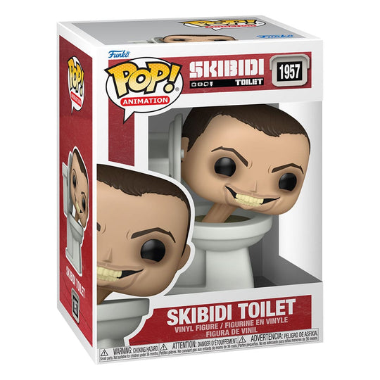 Figurine Funko POP Skibidi Toilet dans sa boîte-fenêtre d'origine