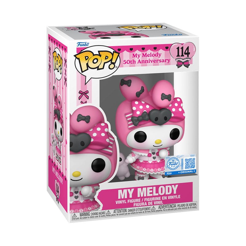 Figurine Funko POP! My Melody Sanrio dans sa boîte-fenêtre