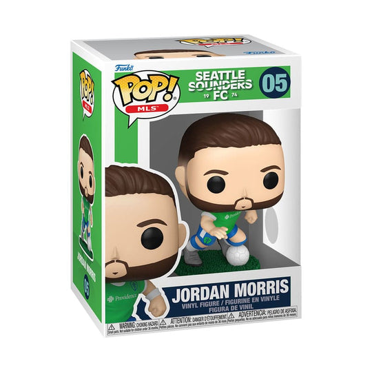 Boîte-fenêtre de la figurine Funko POP! Jordan Morris Sounders
