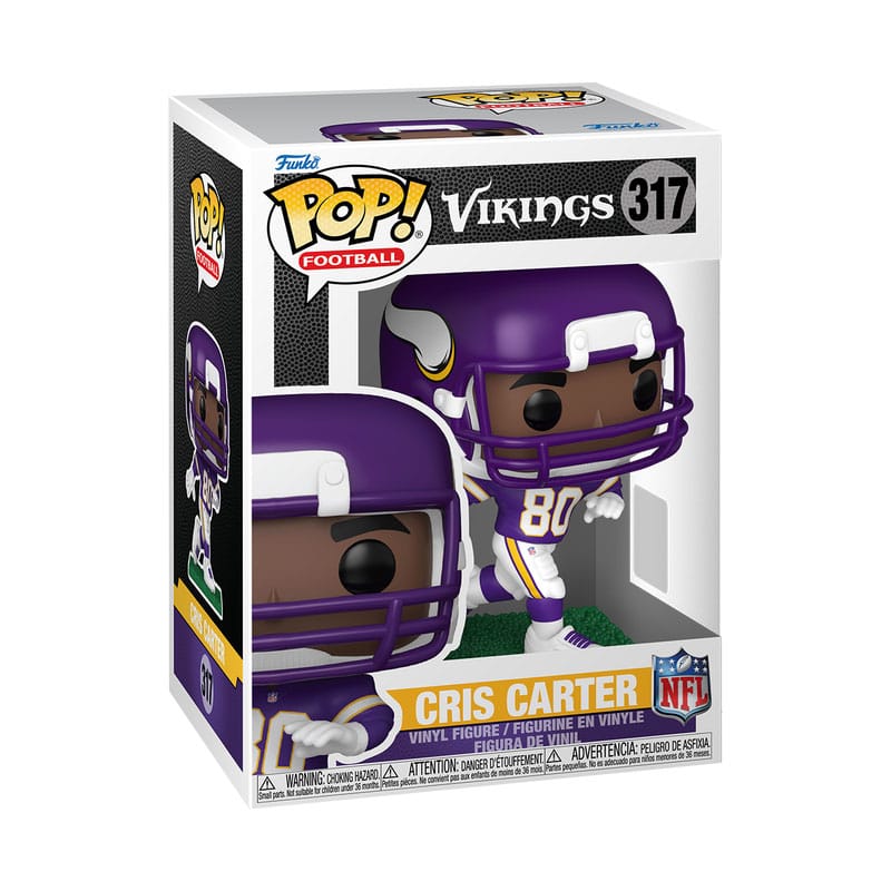 Boîte-fenêtre de la figurine Funko POP! NFL Legends Cris Carter