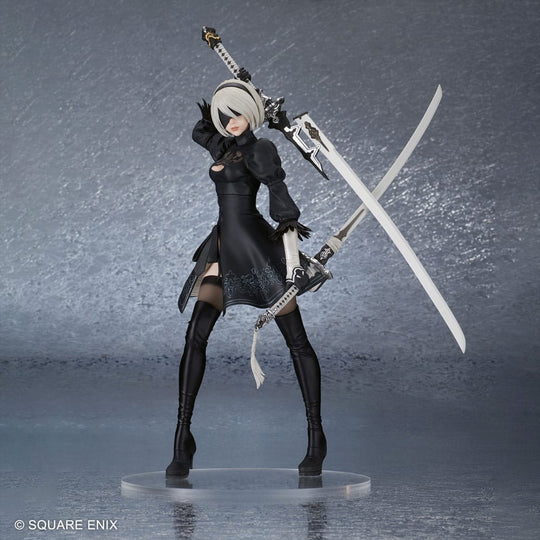 Statuette NieR:Automata 2B Ver. 2.0 de Flare, vue d'ensemble élégante