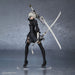 Figurine 2B NieR:Automata en PVC, détails de l'uniforme et de la pose dynamique